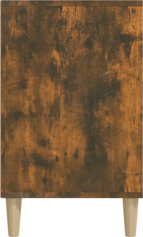 vidaXL Ραφιέρα παπουτσιών, καπνιστή δρυς, 102x36x60 εκ.