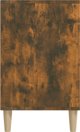 vidaXL Ραφιέρα παπουτσιών, καπνιστή δρυς, 102x36x60 εκ.