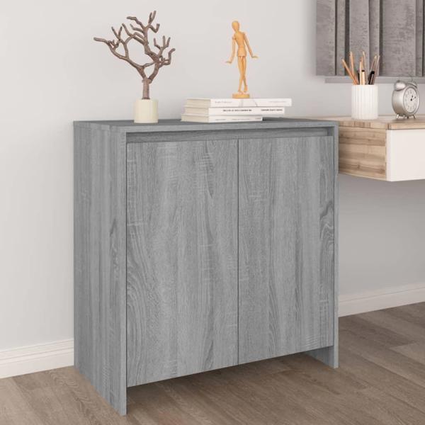 vidaXL Ντουλάπι Γκρι Sonoma Δρυς, 70x40x73,5 cm, Πλαστικοποιημένη Πίνακας