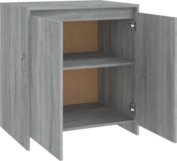 vidaXL Ντουλάπι Γκρι Sonoma Δρυς, 70x40x73,5 cm, Πλαστικοποιημένη Πίνακας