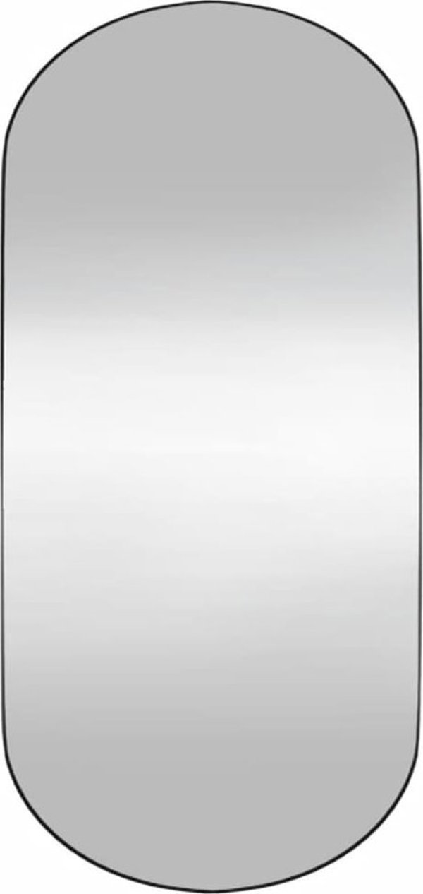 vidaXL Οβάλ Καθρέφτης Τοίχου 45x100 cm από Γυαλί