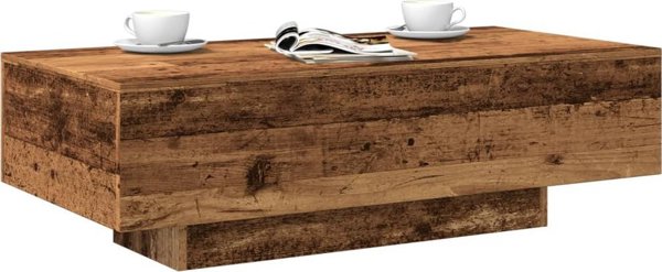 vidaXL vidaXL Stolik kawowy, stare drewno, 100x49,5x31 cm