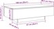 vidaXL vidaXL Stolik kawowy, stare drewno, 100x49,5x31 cm
