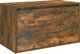 vidaXL Παγκάκι για προθάλαμο, 80x40x45 εκ., σε χρώμα καπνισμένης βελανιδιάς