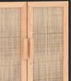 vidaXL vidaXL Komoda, czarna, 60x30x70 cm, lita sosna i naturalny rattan