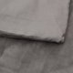 vidaXL Κουβέρτα βάρους με κάλυμμα, γκρι, 152x203 cm, 11 kg, ύφασμα