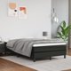 vidaXL Στρώμα τσέπης μαύρο 120x200x20 cm από τεχνητό δέρμα
