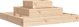 vidaXL Donica, 80x80x27 cm, lite drewno sosnowe