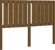 vidaXL Κεφαλάρι κρεβατιού, μελί καφέ, 125,5x4x100 εκ, πεύκο ξύλο