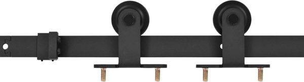 vidaXL Συρόμενη πόρτα με μηχανισμό, 90x205 cm, γυαλί ESG και αλουμίνιο