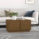 vidaXL Stolik kawowy miodowy braz 80x50x40 cm lite drewno sosnowe