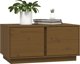 vidaXL Stolik kawowy miodowy braz 80x50x40 cm lite drewno sosnowe