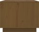 vidaXL Stolik kawowy miodowy braz 80x50x40 cm lite drewno sosnowe