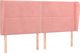 vidaXL Τελευταίο προσκέφαλο uszak, ροζ, 163x23x118/128 εκ., βελούδο
