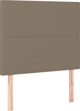vidaXL Kontinentalno krebati me mattress, taupe, 90x190 cm, tkanina