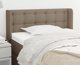 vidaXL Κεφαλάρι uszak taupe 83x16x78/88 cm ύφασμα