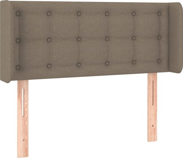 vidaXL Κεφαλάρι uszak taupe 83x16x78/88 cm ύφασμα