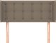 vidaXL Κεφαλάρι uszak taupe 83x16x78/88 cm ύφασμα
