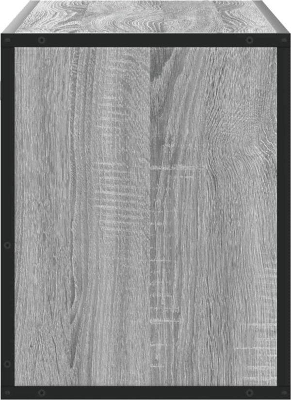 vidaXL Szafka pod telewizor, szary dab sonoma, 100x31x39,5 cm