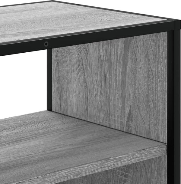 vidaXL Szafka pod telewizor, szary dab sonoma, 100x31x39,5 cm