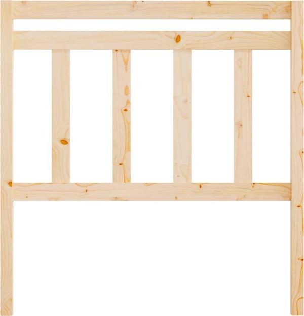 vidaXL Τελάρο κεφαλαριού κρεβατιού 81x4x100 cm από μασίφ πεύκο