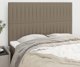 vidaXL Κεφαλάρια κρεβατιού, 4 τεμ., taupe, 72x5x78/88 cm, ύφασμα