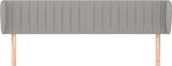 vidaXL Αντάμ Ζαγκόουκερ, ανοιχτό γκρι, 163x23x78/88 εκ., ύφασμα