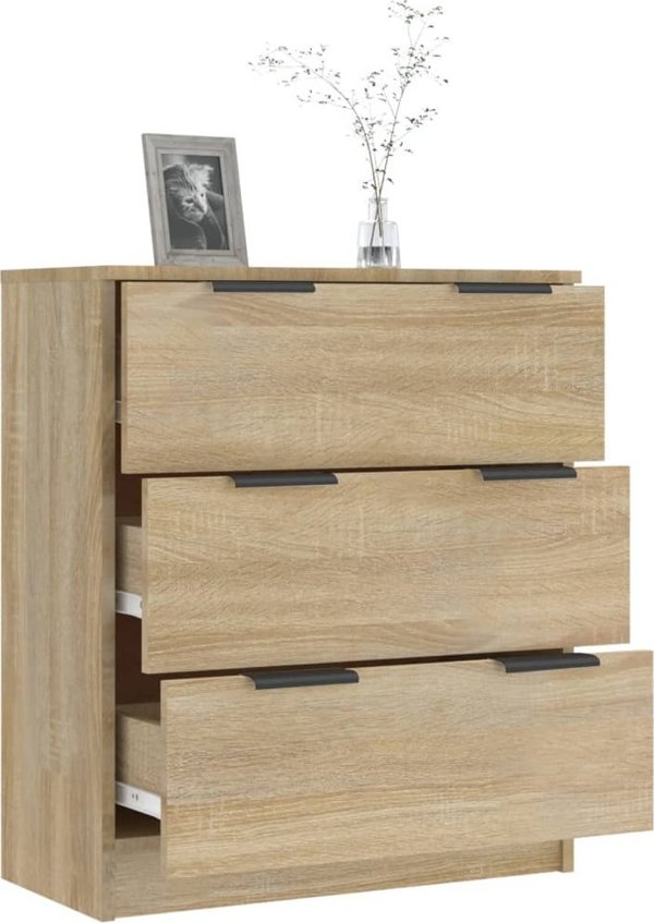 vidaXL Szafka, Σονόμα Δρυς, 60x30x70 εκ., Ξυλώδες Υλικό
