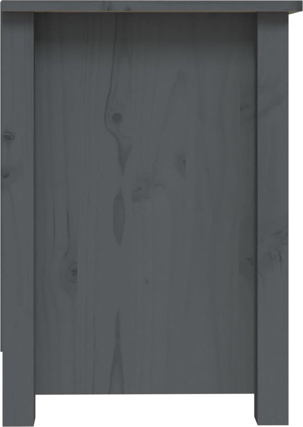 vidaXL Szafka pod telewizor, szara, 103x36,5x52 cm, drewno sosnowe