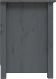 vidaXL Szafka pod telewizor, szara, 103x36,5x52 cm, drewno sosnowe
