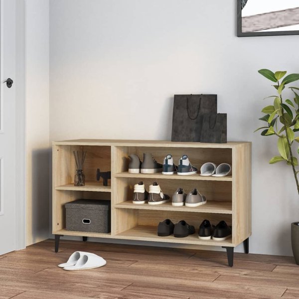 vidaXL Szafka na buty, δρυς Σομόνα, 102x36x60 εκ.