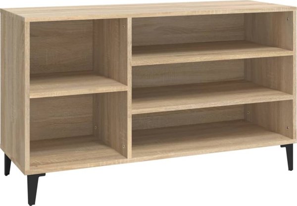 vidaXL Szafka na buty, δρυς Σομόνα, 102x36x60 εκ.