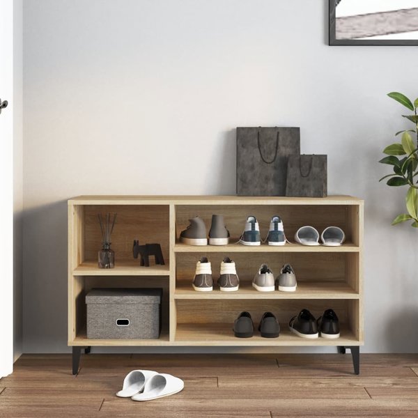 vidaXL Szafka na buty, δρυς Σομόνα, 102x36x60 εκ.