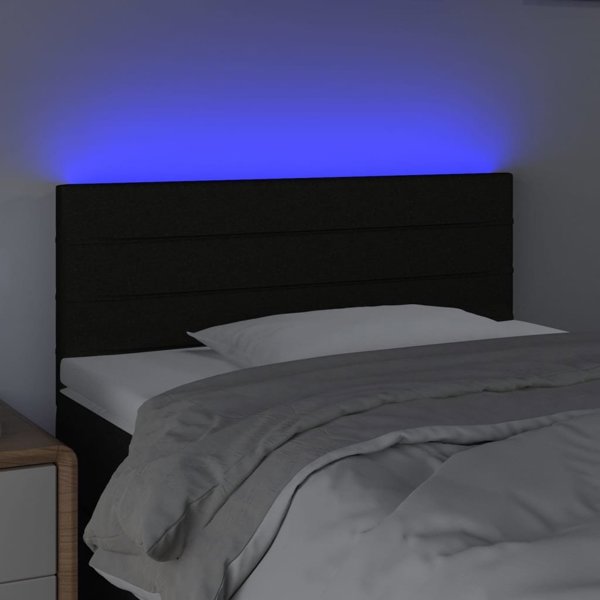 vidaXL Zaglowek do lozka z LED, mavro, 100x5x78/88 cm, yfra
