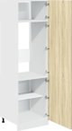 vidaXL Ντουλάπι για ψυγείο, χρώμα δρυς σονόμα, 60x57x207 εκ, μοριοσανίδα