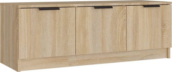 vidaXL Έπιπλο τηλεόρασης Sonoma Δρυς, 102x35x36,5 εκ.
