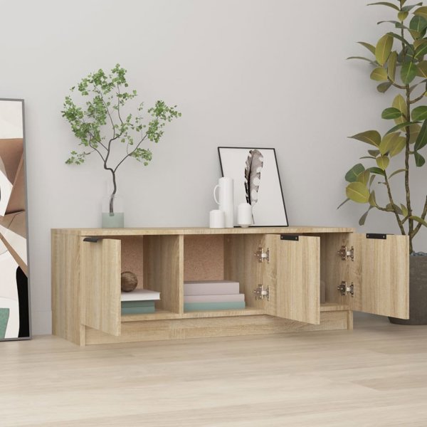 vidaXL Έπιπλο τηλεόρασης Sonoma Δρυς, 102x35x36,5 εκ.