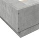 vidaXL Rama lozka, szarosc betonu, 100x200 cm, material drewnopochodny