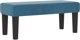 vidaXL Κρεβάτι Box Spring 100x200 cm βελούδο σκούρο μπλε
