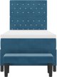 vidaXL Κρεβάτι Box Spring 100x200 cm βελούδο σκούρο μπλε