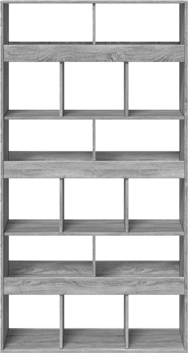 vidaXL Ράφι, σε χρώμα γκρι δρυ Sonoma, 100x33x187,5 εκ.