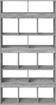 vidaXL Ράφι, σε χρώμα γκρι δρυ Sonoma, 100x33x187,5 εκ.