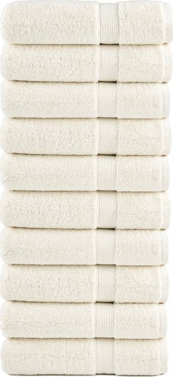 vidaXL Πετσέτες premium SOLUND 10 τεμ., 100x150 cm, 600 g/m²