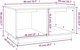 vidaXL vidaXL Stolik kawowy, czarny, 80x50x40 cm, lite drewno sosnowe