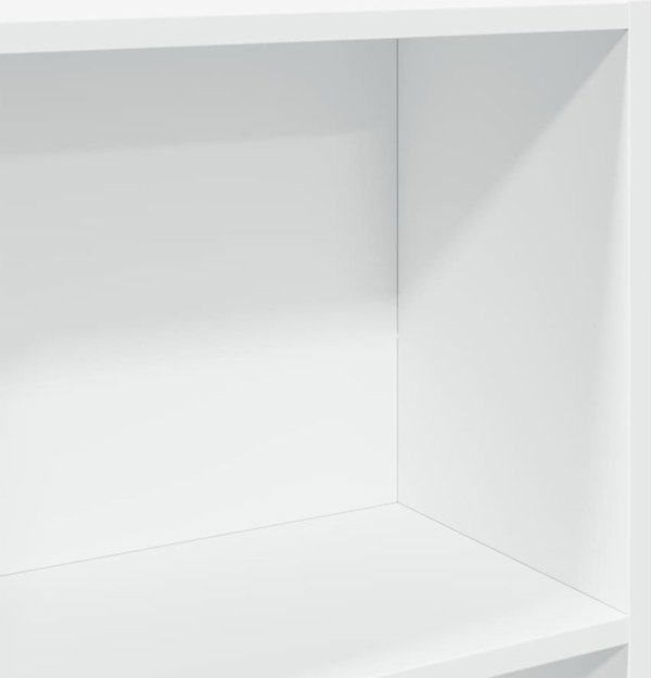 vidaXL Βιβλιοθήκη, λευκή, 80x30x114 cm, υλικό από ξύλο μοριοσανίδας