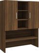 vidaXL Ντουλάπι για πλυντήριο, καφέ δρυς, 70,5x25,5x90 εκ