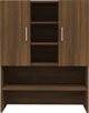 vidaXL Ντουλάπι για πλυντήριο, καφέ δρυς, 70,5x25,5x90 εκ