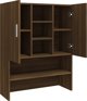 vidaXL Ντουλάπι για πλυντήριο, καφέ δρυς, 70,5x25,5x90 εκ