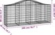 vidaXL Καλάθια γκαμπιόν 20 τεμ 200x50x80/100 cm γαλβανισμένο σίδερο