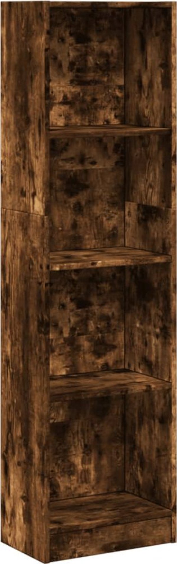 vidaXL Ράφι smoky oak, 40x24x176 cm, υλικό ξυλώδους προέλευσης